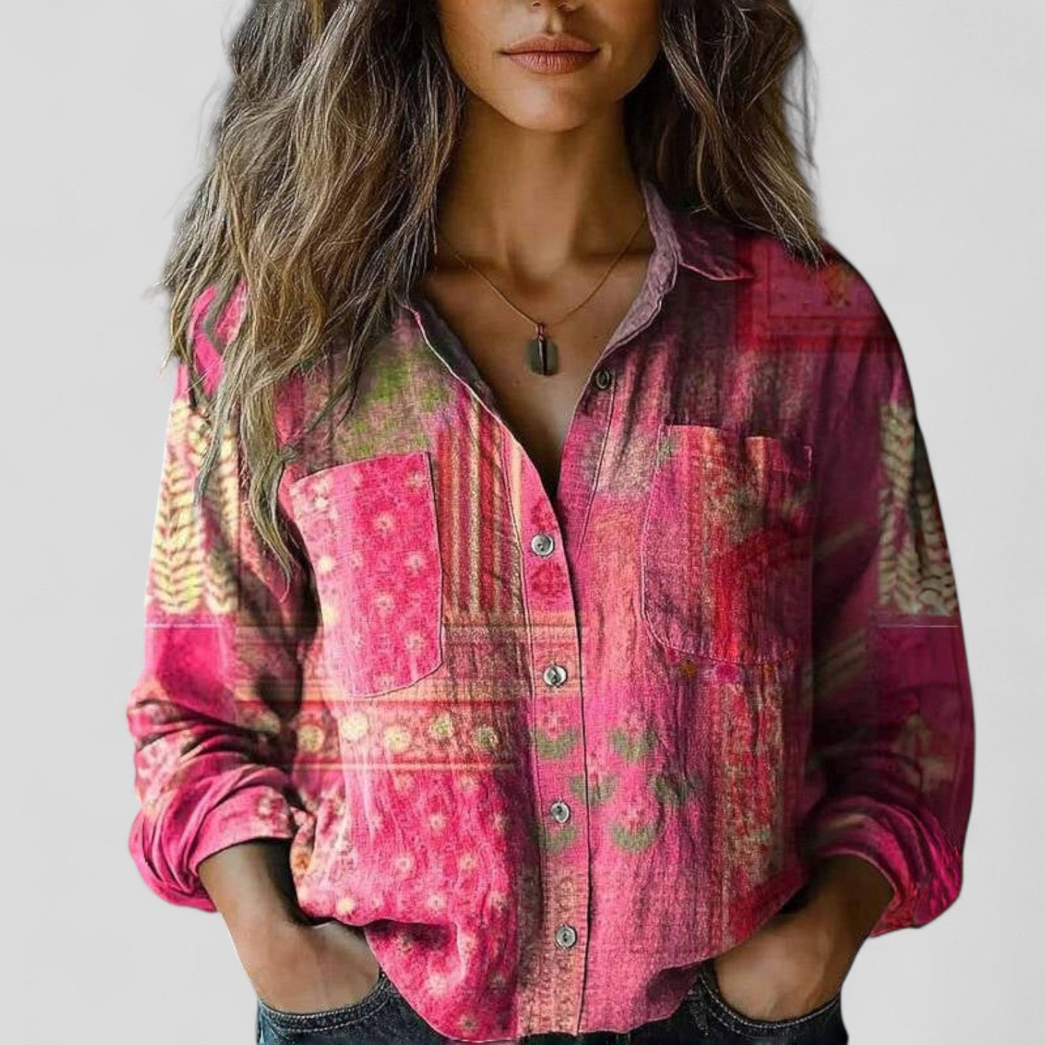 Brenda - comfortable blouse shirt — view 5