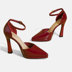 Brenda - high heeled leather shoes — view 2