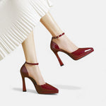 Brenda - high heeled leather shoes — view 5