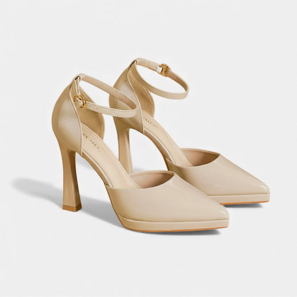 Brenda - high heeled leather shoes — view 6