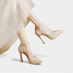 Brenda - high heeled leather shoes — view 8