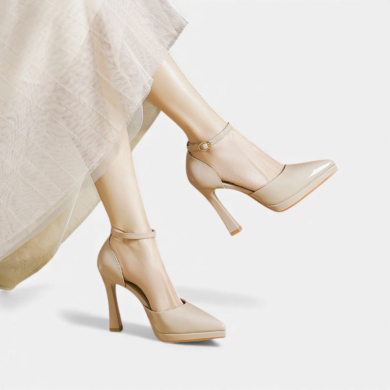 Brenda - high heeled leather shoes — view 8