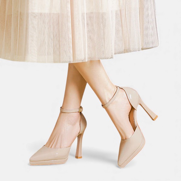 Brenda - high heeled leather shoes — view 9