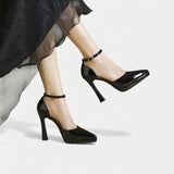 Brenda - high heeled leather shoes — view 11