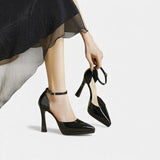 Brenda - high heeled leather shoes — view 14