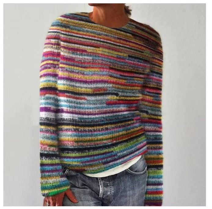 Brenda - Retro Knitted Sweater — view 1