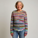 Brenda - Retro Knitted Sweater — view 2