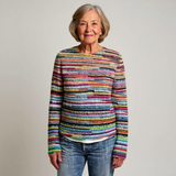 Brenda - Retro Knitted Sweater — view 2