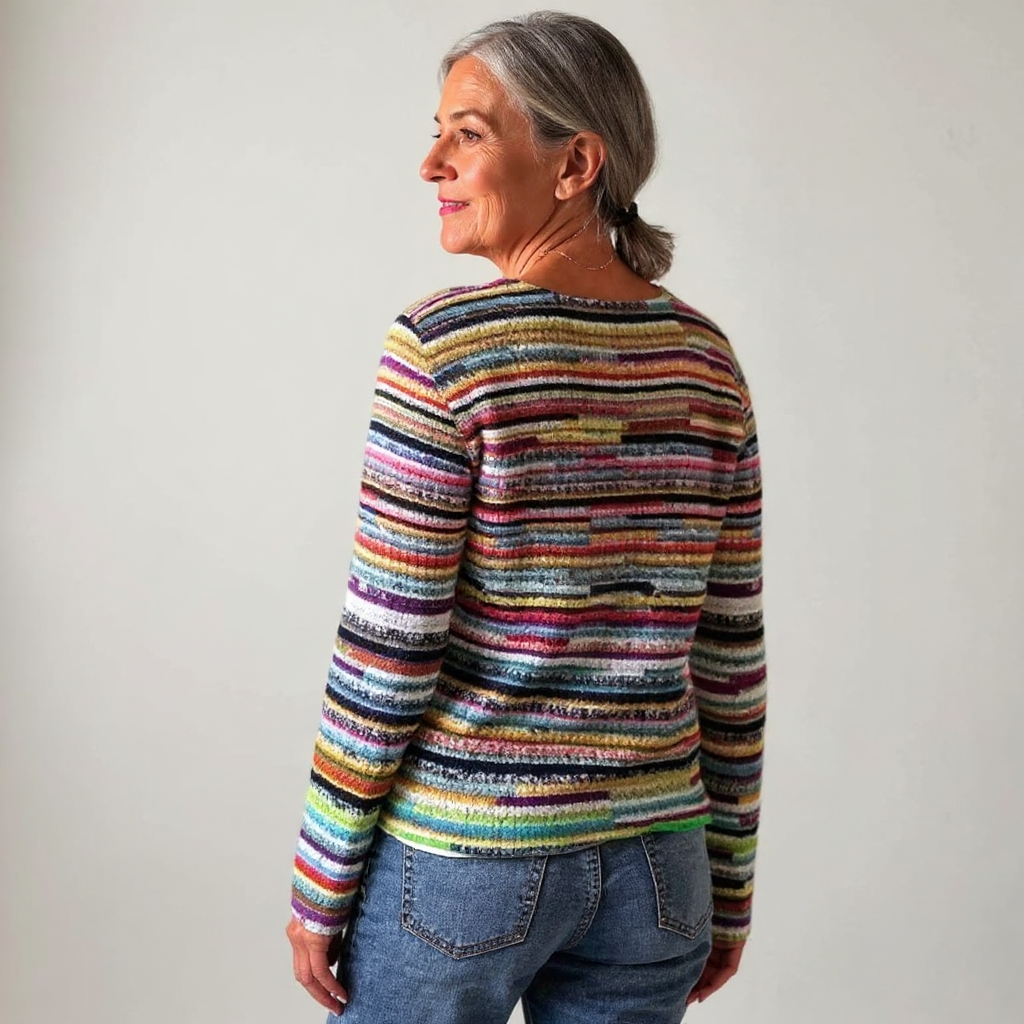 Brenda - Retro Knitted Sweater — view 3