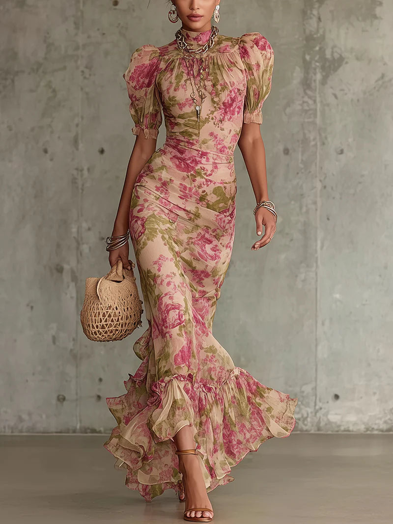 Brenda - retro maxi dress — view 2