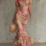 Brenda - retro maxi dress — view 2