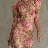 Brenda - retro maxi dress — view 3