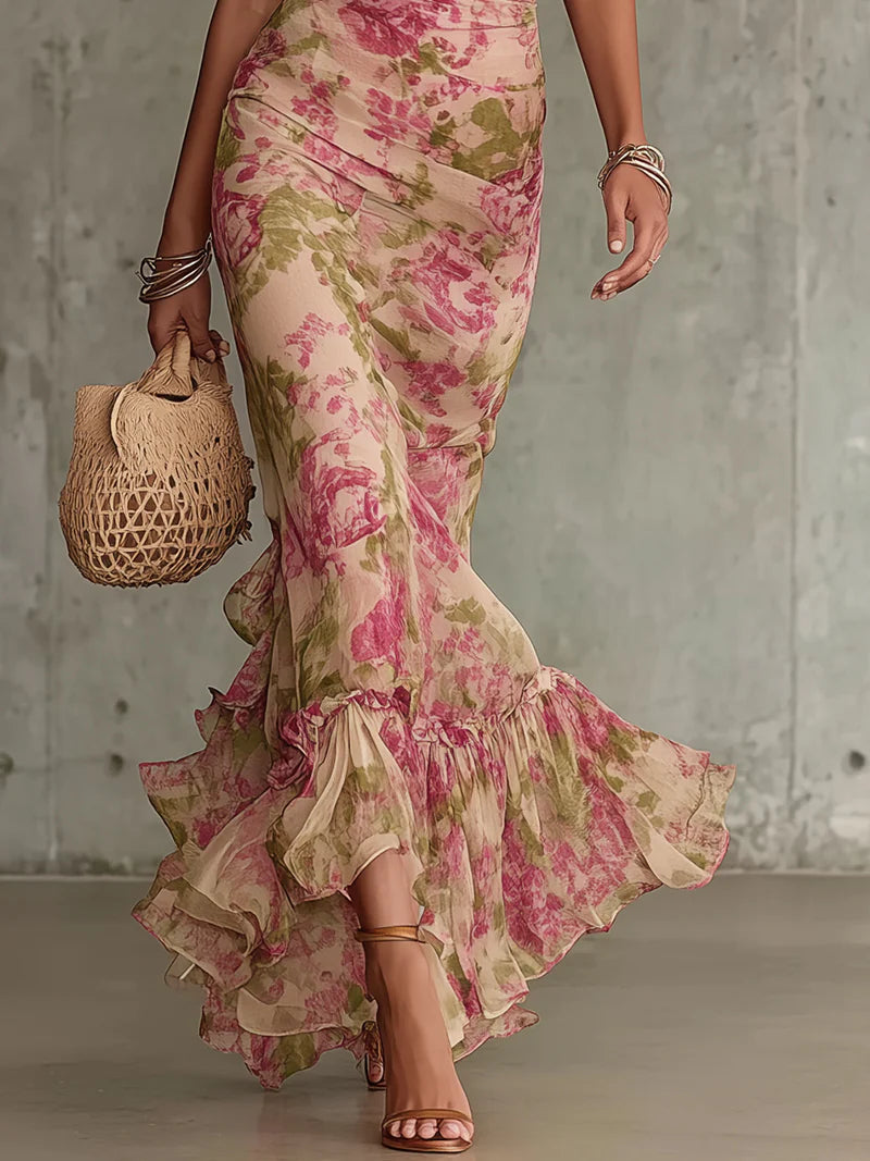Brenda - retro maxi dress — view 4