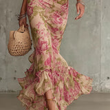 Brenda - retro maxi dress — view 4