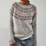 Bridget - Retro Knitted Sweater — view 1