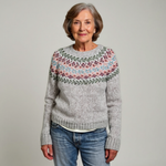 Bridget - Retro Knitted Sweater — view 2