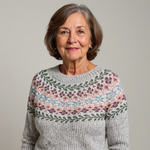 Bridget - Retro Knitted Sweater — view 4