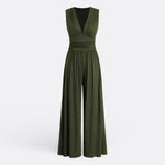 Brielle - elegant sleeveless jumpsuit with wide legs — view 4