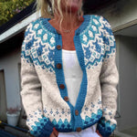 Brielle - retro Icelandic cardigan — view 2