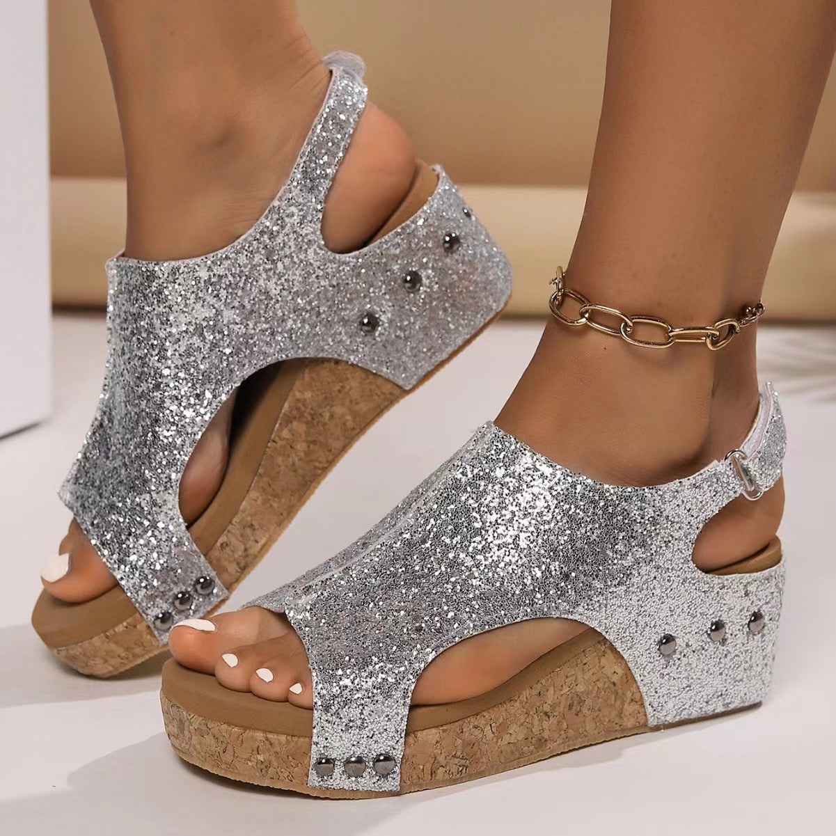 Brielle - full sole sandals — view 6