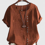 Brooke - comfortable short sleeve blouse — view 4