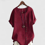 Brooke - comfortable short sleeve blouse — view 6