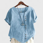 Brooke - comfortable short sleeve blouse — view 7