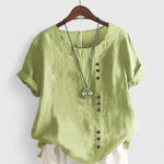 Brooke - comfortable short sleeve blouse — view 8