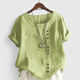 Brooke - comfortable short sleeve blouse — view 8