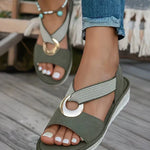 Brooke - Flat sandals with metal buckle — view 7