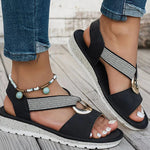 Brooke - Flat sandals with metal buckle — view 8