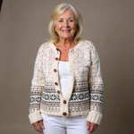 Brooke - Retro Icelandic Cardigan — view 1