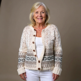 Brooke - Retro Icelandic Cardigan — view 1