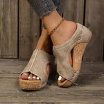 Brooke - studded wedge sandals — view 4