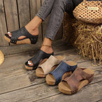 Brooke - studded wedge sandals — view 5