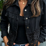 Brooklyn - Fringe and Lace Coat — view 4