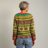 Caitlin - Retro Knit Sweater — view 3