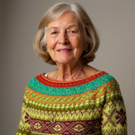 Caitlin - Retro Knit Sweater — view 4