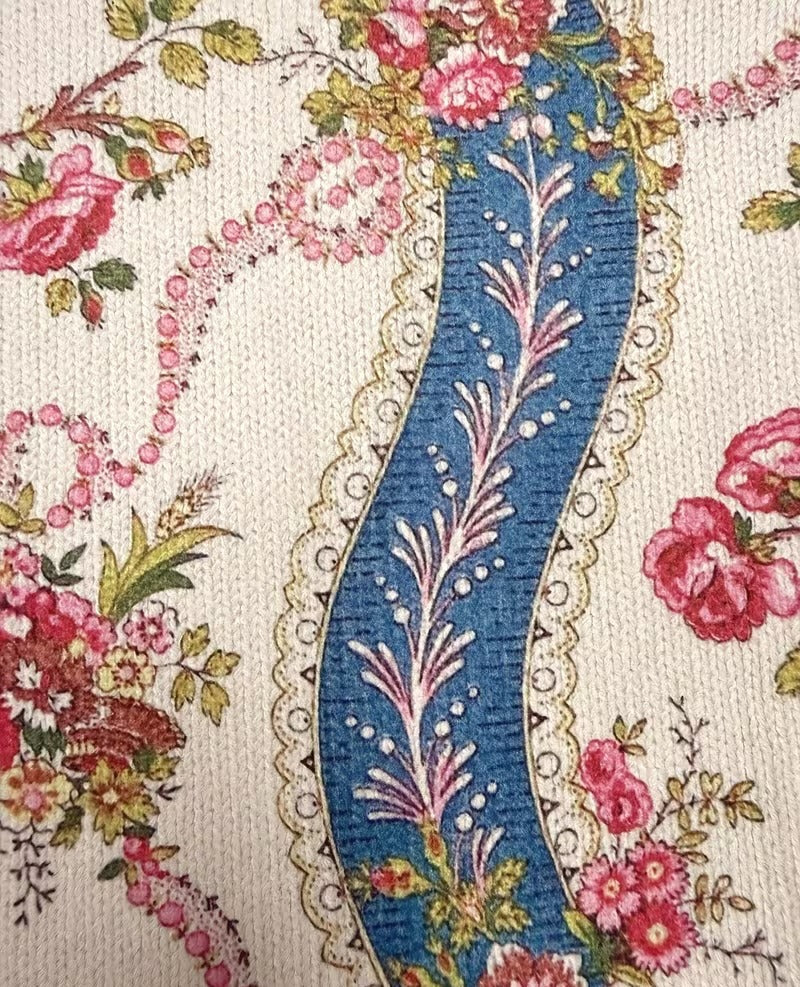 Camila - Running Rose and Ribbon Print Cardigan — view 5