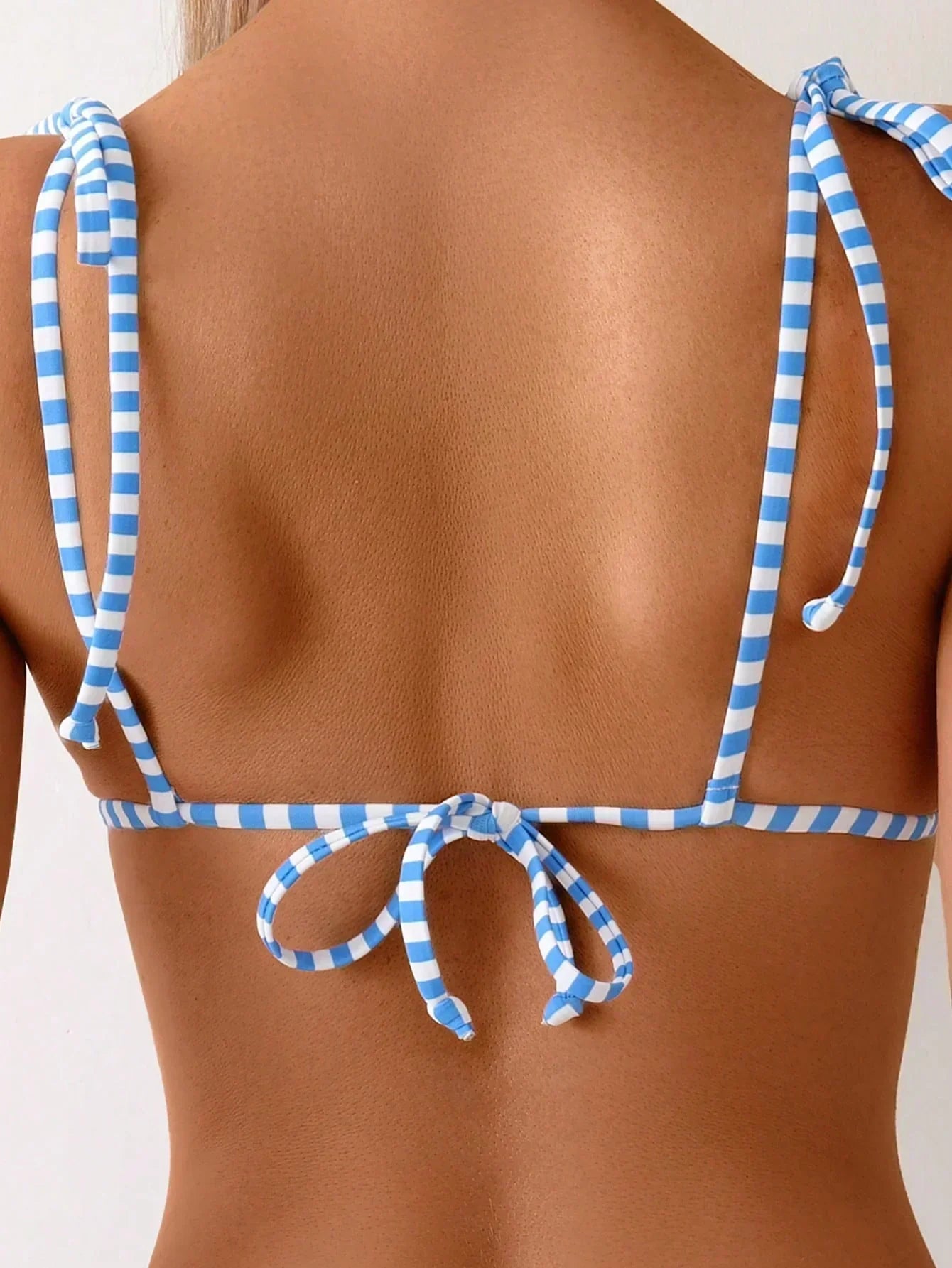 Candace - Lemon Print Triangle Bikini — view 7