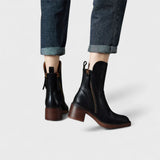 Carina - leather ankle boots — view 3