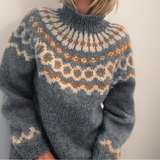 Carla - Retro Knitted Sweater — view 2