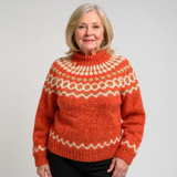 Carla - Retro Knitted Sweater — view 5