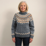 Carla - Retro Knitted Sweater — view 6