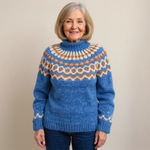 Carla - Retro Knitted Sweater — view 7