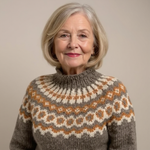 Carla - Retro Knitted Sweater — view 12