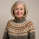 Carla - Retro Knitted Sweater — view 12