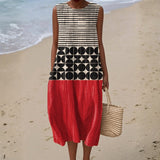 Carmen - geometric dress at sunset — view 1