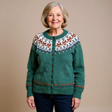 Carmen - retro Icelandic cardigan — view 1