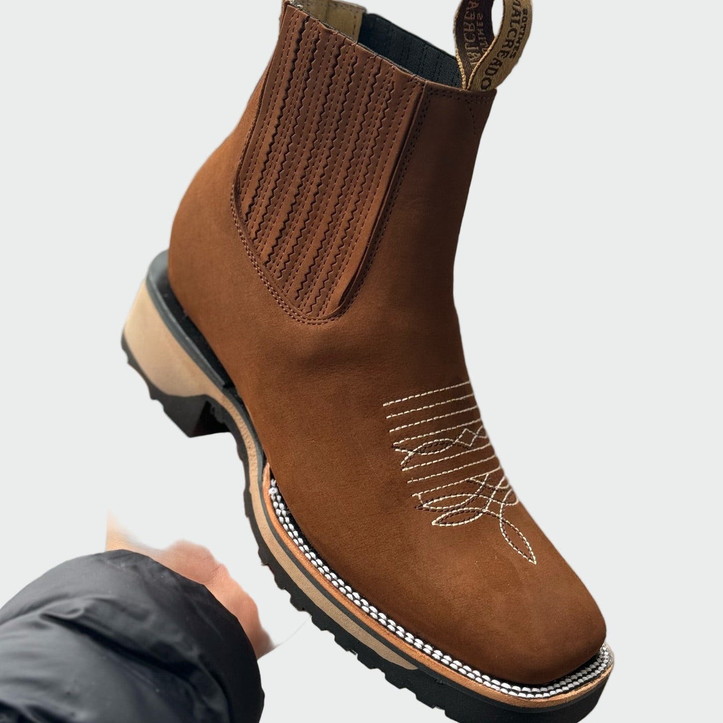 Carola - leather cowboy boots — view 1